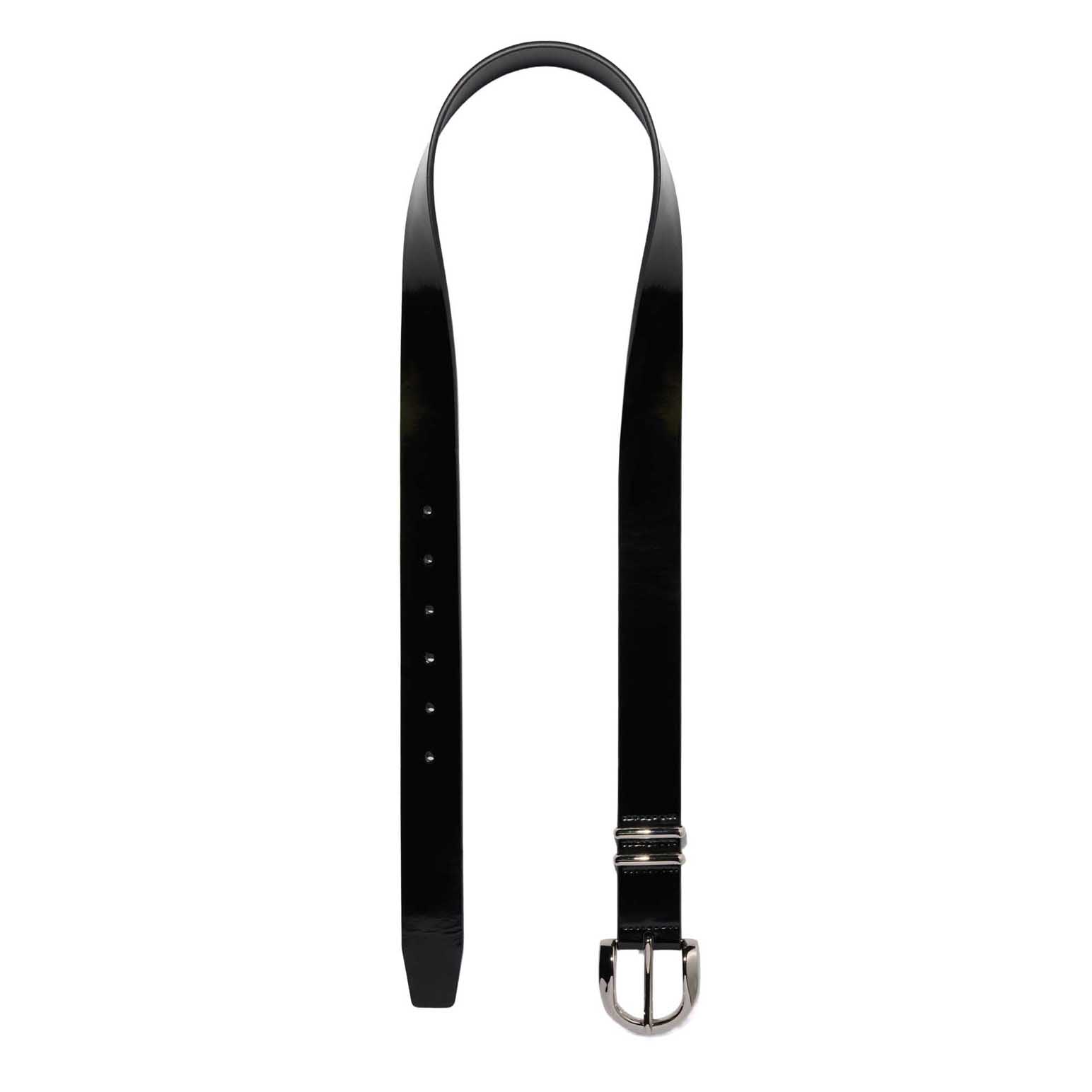Cue Patent Leather Boyfriend Belt